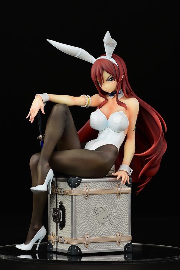 エルザ・スカーレット Bunny girl Style 1/6スケール Fairy Tail] Erza Scarlet Bunny Girl Style Type White Figure