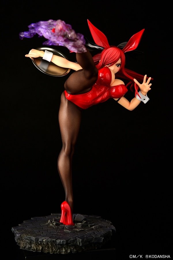 Fairy Tail Erza Scarlet: High Kick Crimson Bunny Ver. 1/6 Scale