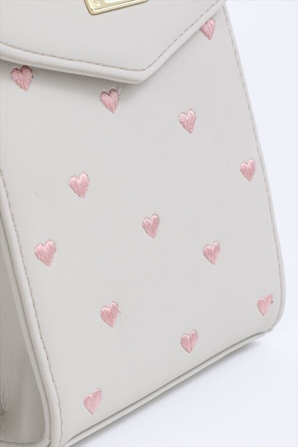 Embroidered Heart Wallet