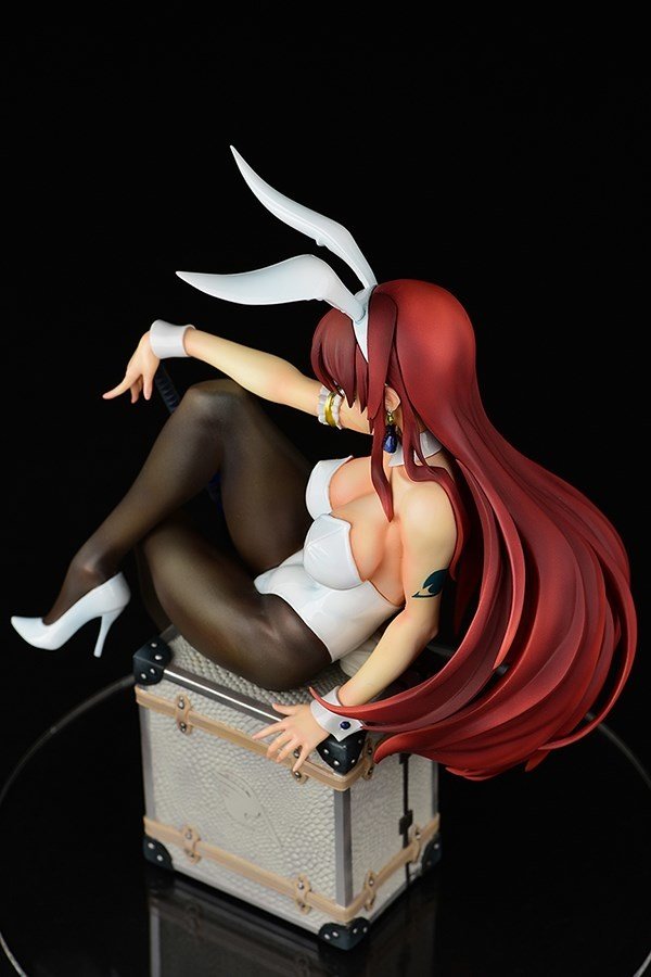 Fairy Tail] Erza Scarlet Bunny Girl Style Type White Figure