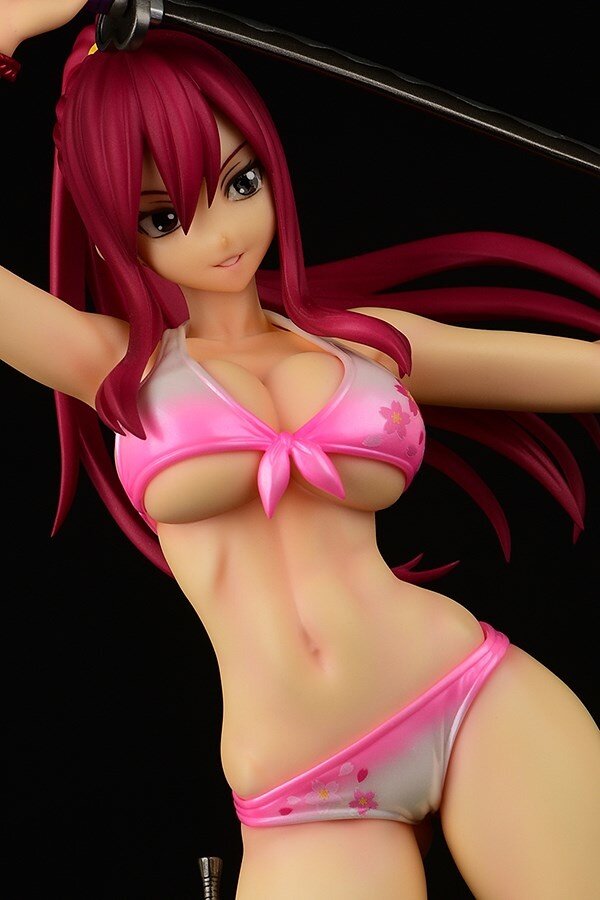 erza sex doll Fairy Tail] Erza Scarlet: Swimsuit Gravure Style Ver. Sakura 1/6 Scale  Figure