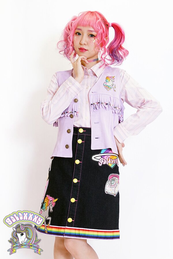 galaxxxy Pastel Stripe Shirt: galaxxxy - Tokyo Otaku Mode (TOM)