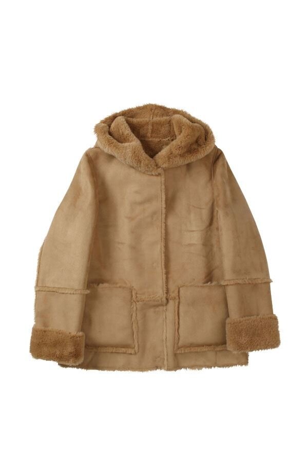 Honey Salon 2-Way Short Mouton Coat