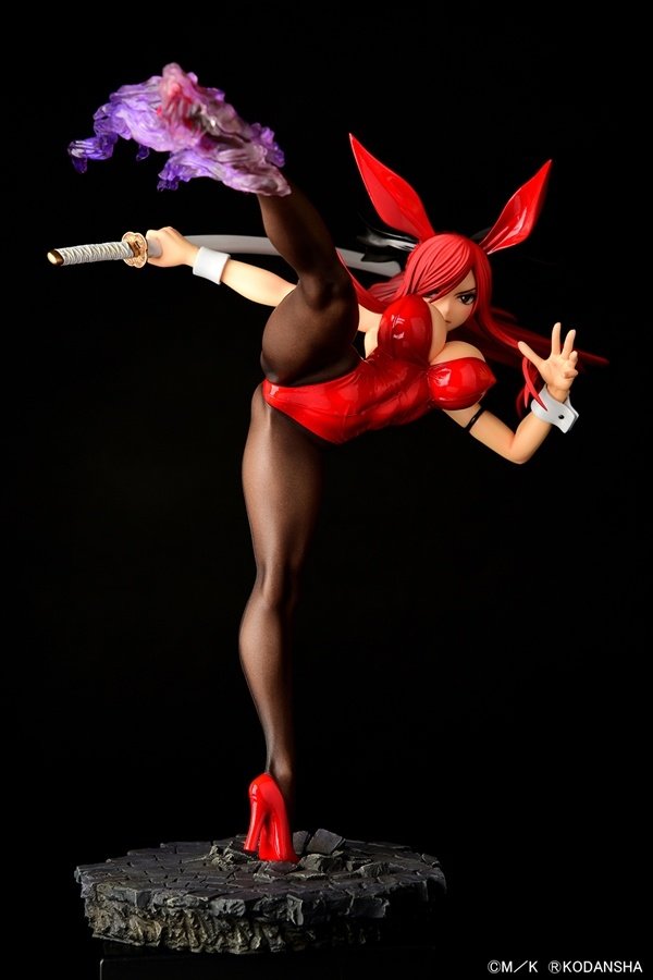 FAIRY TAIL Erza Scarlet バニーガールフィギュア Fairy Tail Erza Scarlet: High Kick Crimson Bunny Ver. 1/6 Scale