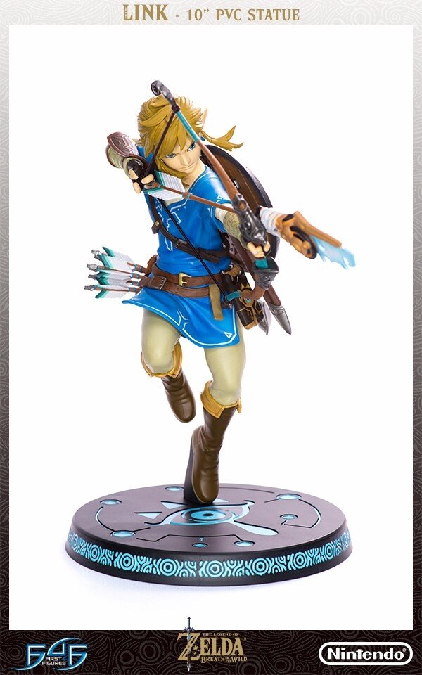  First 4 Figures The Legend of Zelda: Breath of The Wild: Link  Figure, Blue : Toys & Games