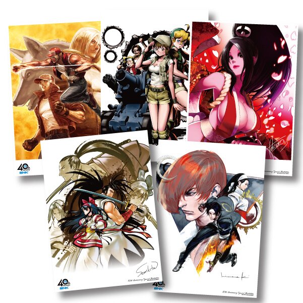 SNK40周年ポスター5種セット SNK 40th Anniversary Poster Set - Tokyo Otaku Mode (TOM)