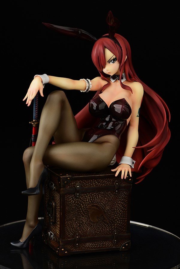 Fairy Tail Erza Scarlet Bunny Girl Style Figure - Tokyo Otaku Mode