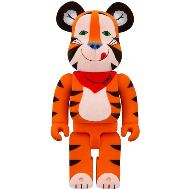 BE@RBRICK TONY THE TIGER VINTAGE FLOCKY Ver. 100％ & 400％