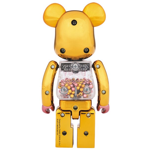 Super Alloy My First BE@RBRICK Pink & Gold Ver.: MEDICOM TOY