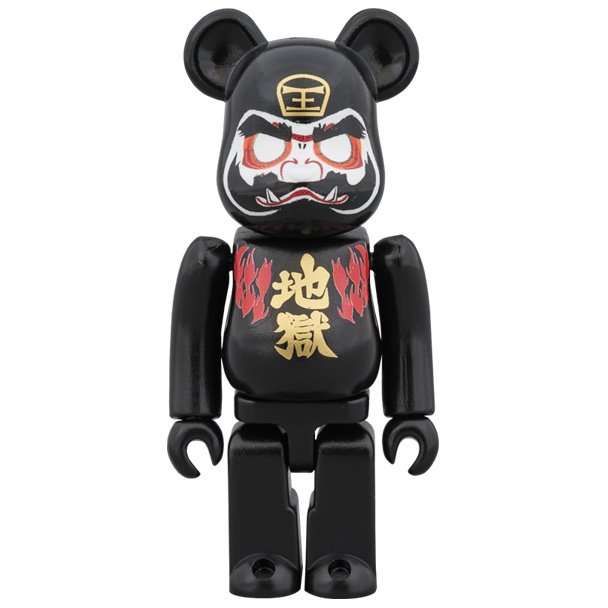 BE@RBRICK Hell Daruma 100%: MEDICOM TOY - Tokyo Otaku Mode (TOM)