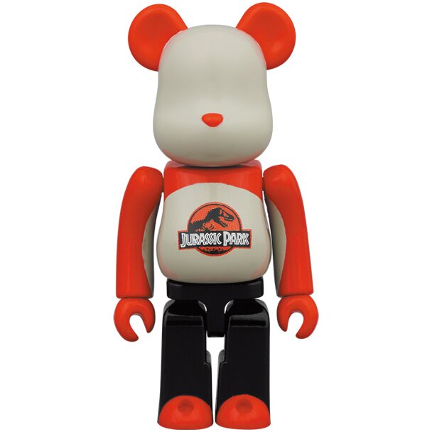 BE@RBRICK Jurassic Park 100% & 400% Set: MEDICOM TOY - Tokyo