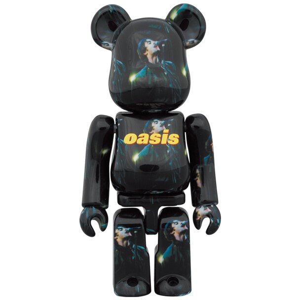 BE@RBRICK Oasis Knebworth 1996 Liam Gallagher 100% & 400%: MEDICOM