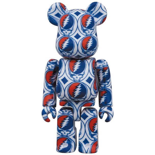 BE@RBRICK Grateful Dead Steal Your Face 100％ & 400％