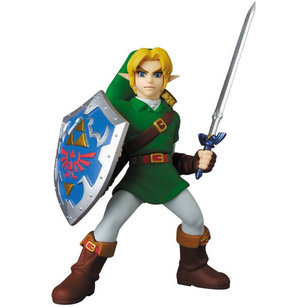 Legend of zelda ocarina of time, hero of time, link, master sword