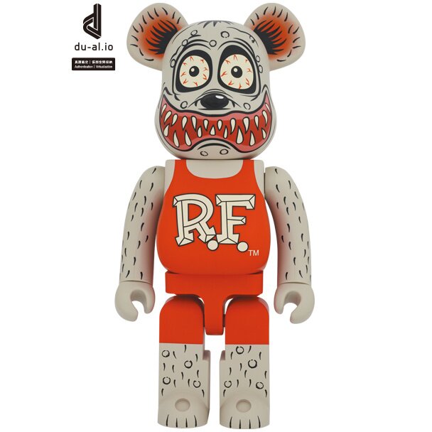 BE＠RBRICK Rat Fink: Gray Ver. 1000％