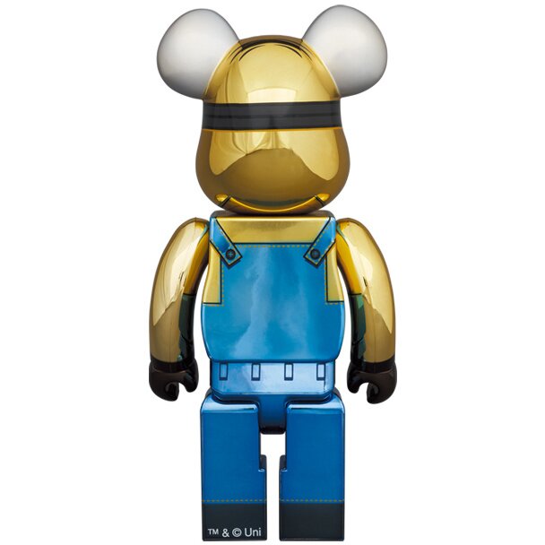 BE@RBRICK DAVE CHROME Minions Ver. 100％ & 400％ 2022