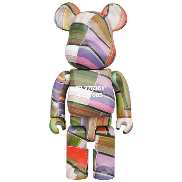 BE@RBRICK Benjamin Grant Overview Lisse 100% & 400% Set: MEDICOM