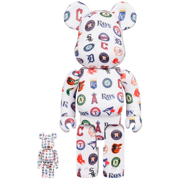 Bearbrick Series 44 SUPER Secret MLB F.C.R.B 100% Medicom Be