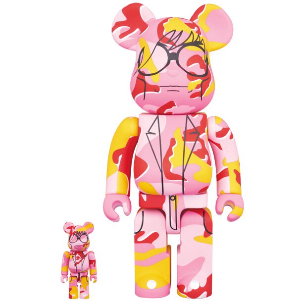 楽天 送料無料にならない BE@RBRICK Andy TOY MEDICOM 400%: & 100% Ver. Camo Warhol その他