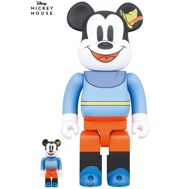 BE＠RBRICK Mickey Mouse Brave Little Tailor 100％ u0026 400％