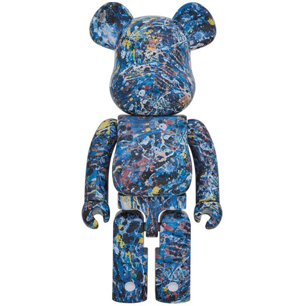 BE@RBRICK Jackson Pollock Studio 1000% Water Print Ver.