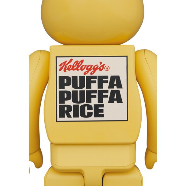 BE@RBRICK Kellogg's Puffa Puffa Rice Sooty the Bear 400%