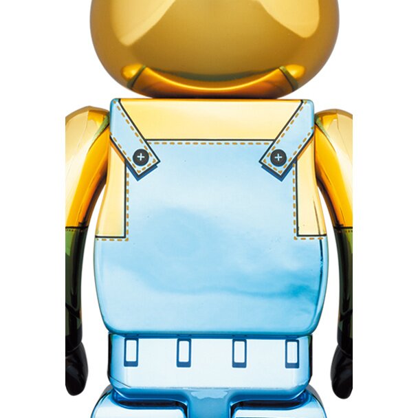 BE＠RBRICK Minions Fever Stuart: Chrome Ver. 100％ & 400％