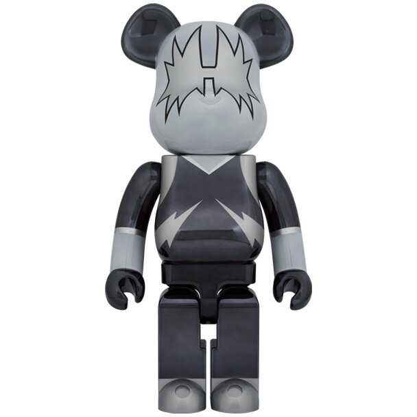 BE@RBRICK KISS SPACE MAN CHROME 1000％-