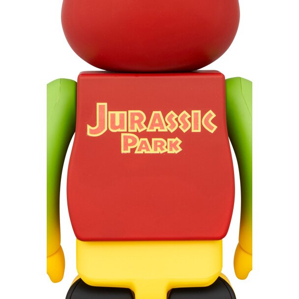 BE@RBRICK Jurassic Park Green & Yellow Ver. 100％ & 400％