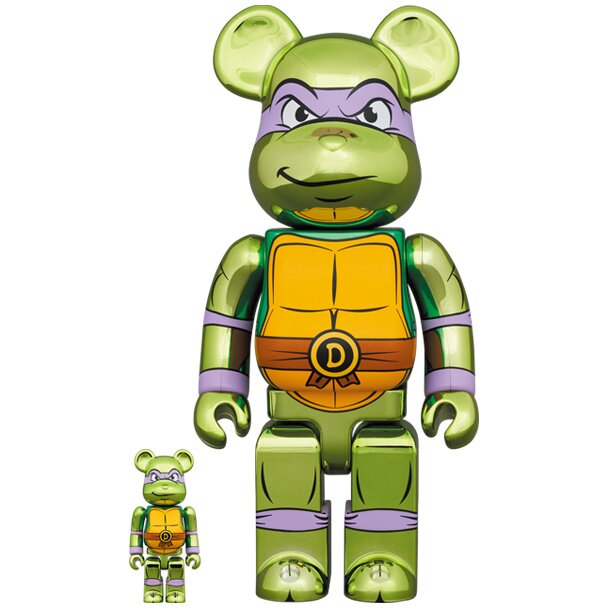 Bearbrick x Teenage Mutant Ninja Turtles Donatello 100