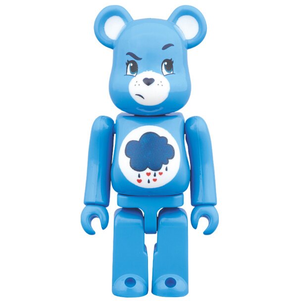 MEDICOM TOY - Bear BE@RBRICK 100% Grumpy Bear: MEDICOM TOY - Tokyo Otaku Mode (TOM)