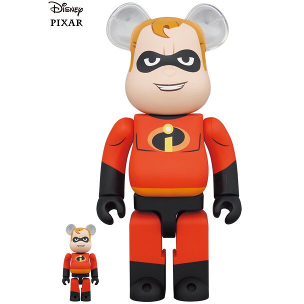 BE＠RBRICK Mr. Incredible 100％ & 400％: MEDICOM TOY 29% OFF
