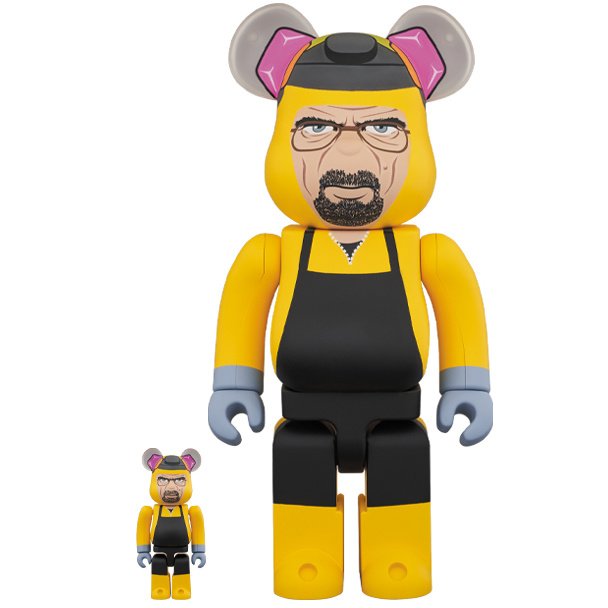 BE@RBRICK Breaking Bad Walter White 100％ & 400％ Set: MEDICOM TOY 