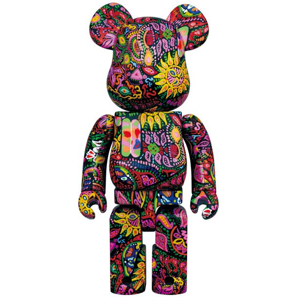 BE@RBRICK Psychedelic Paisley 1000%