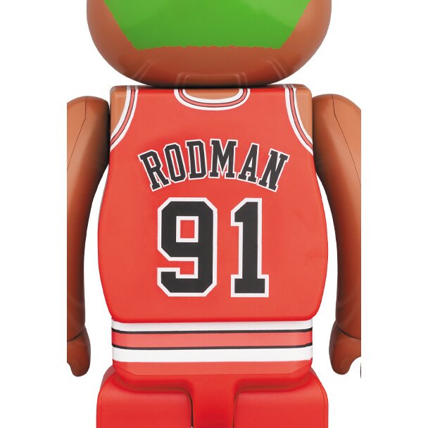 BE@RBRICK Chicago Bulls Dennis Rodman 100％ & 400％ Set