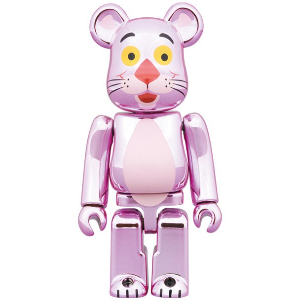 BE＠RBRICK Pink Panther: Chrome Ver. 100％ & 400％: MEDICOM TOY
