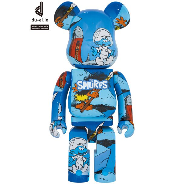 BE＠RBRICK The Smurfs The Astrosmurf 1000％