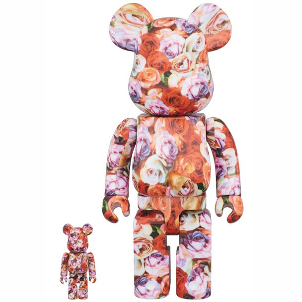 BE@RBRICK ×M / mika ninagawa 400% 100% BE@RBRICK Mika Ninagawa Rose 100% & 400%: MEDICOM TOY