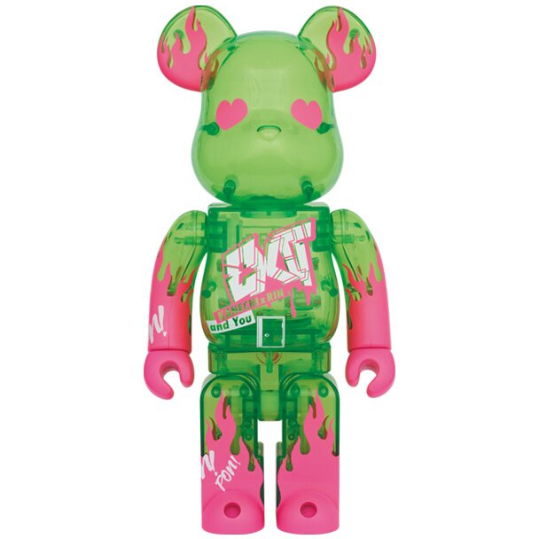 EXILE 400% Bearbrick Black Medicom Be@rbrick Very Rare