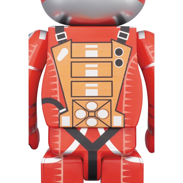 BE@RBRICK 2001: A Space Odyssey Space Suit Orange Ver. 100