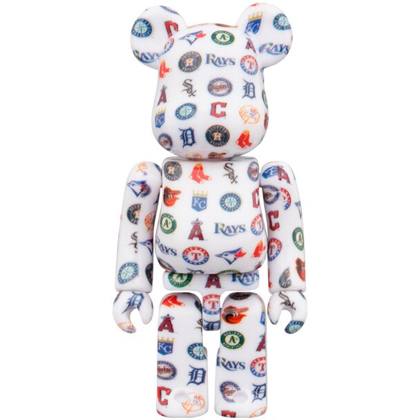 スポーツ BE@RBRICK MLB AMERICAN LEAGUE 100%&400% BE＠RBRICK MLB American League 100％ & 400％: MEDICOM TOY