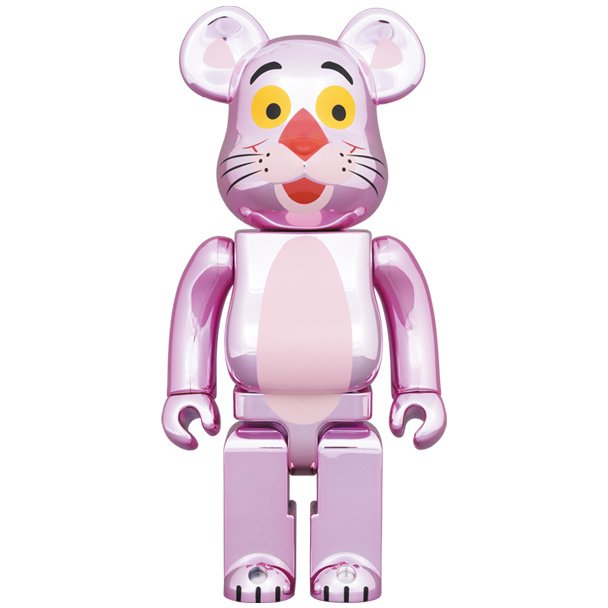 BE＠RBRICK Pink Panther: Chrome Ver. 100％ & 400％: MEDICOM TOY 