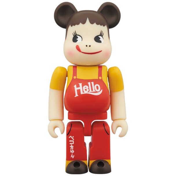 BE@RBRICK Peko-chan & Poko-chan: Vintage Hello Ver. 100% 2-Pack