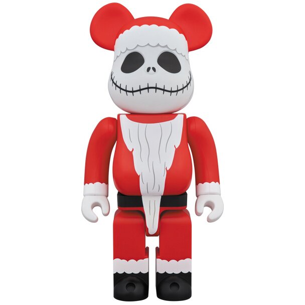 BE@RBRICK The Nightmare Before Christmas Jack Skellington Santa Claus Ver.  100% & 400%