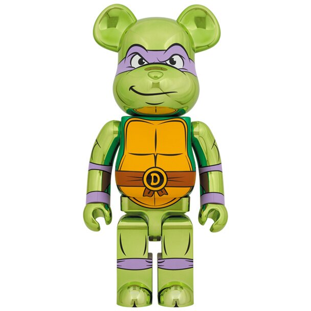 BE＠RBRICK Teenage Mutant Ninja Turtles Donatello: Chrome Ver. 1000％