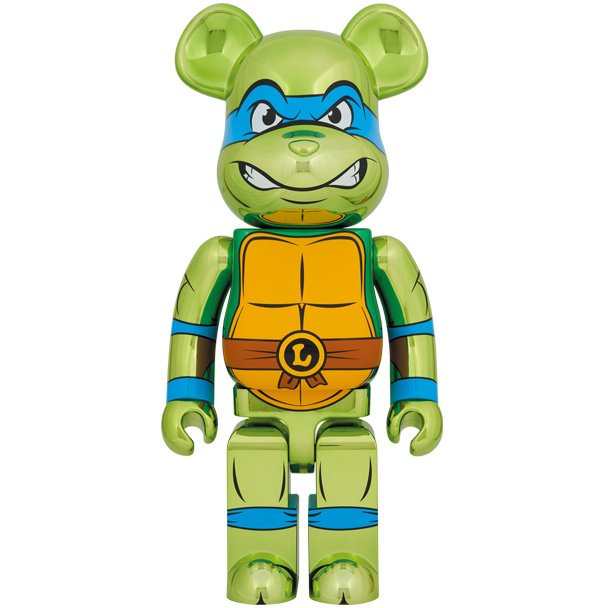 BE＠RBRICK Teenage Mutant Ninja Turtles Leonardo: Chrome Ver. 1000％
