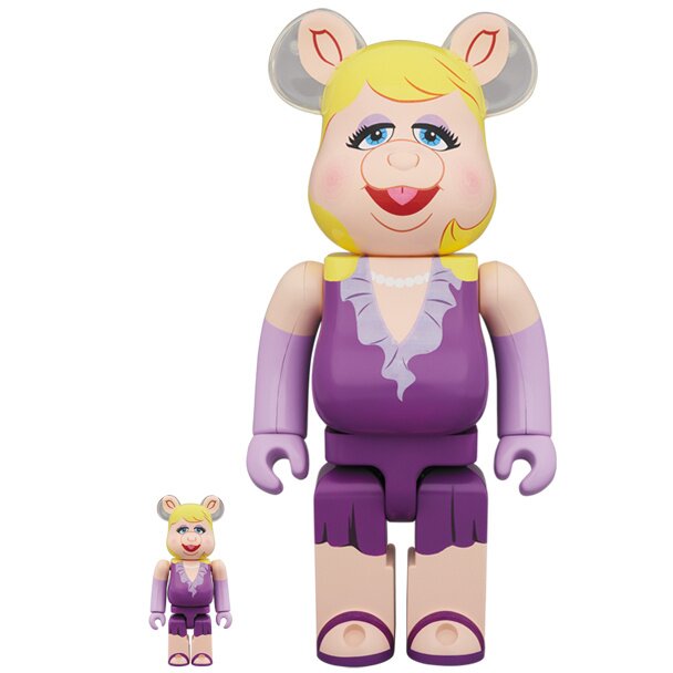 BE@RBRICK The Muppets Miss Piggy 100% & 400% Set