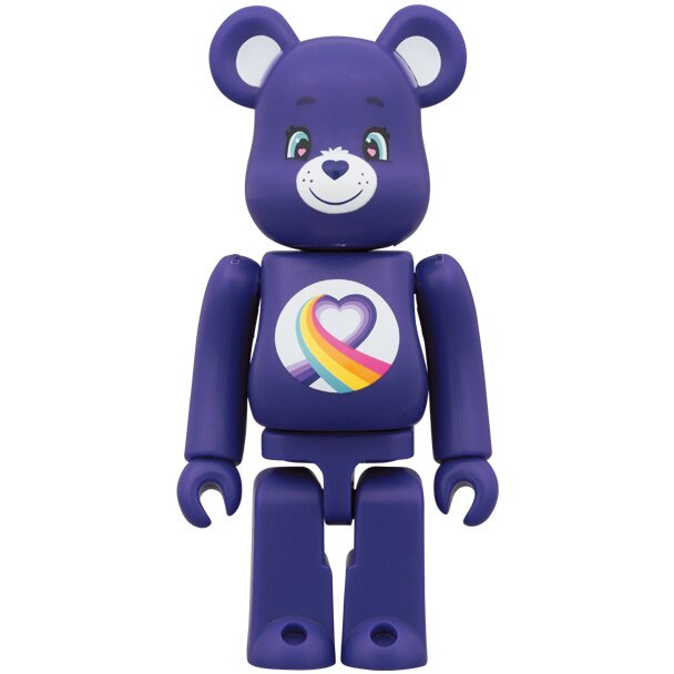 BE＠RBRICK Care Bears Rainbow Heart Bear 100％ & 400％ - Tokyo