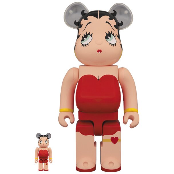 BE@RBRICK Betty Boop 100% u0026 400% Set