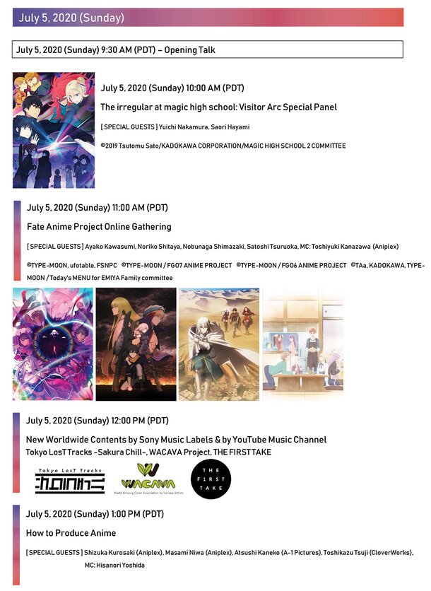 Aniplex Online Fest 2021 Returns this Summer! Announcing First